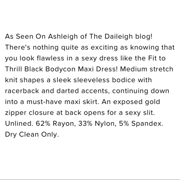 Black Bodycon Maxi Dress - Picture 7 of 8